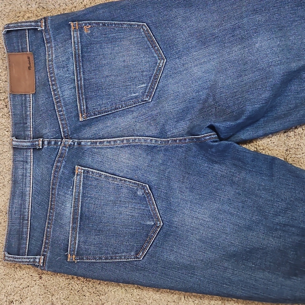 Madewell High Riser Skinny Jeans - Blue Denim - Picture 8 of 11